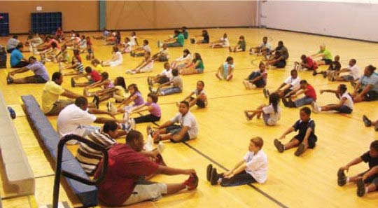 Youth programs stress the importance of staying active, both physically and mentally, from an early age and give local kids an alternative to loitering in the streets after school, where most trouble begins. (Photo courtesy of Durham Parks and Recreation)