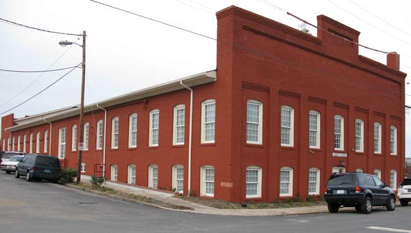 The John O'Daniel Business Center, located at the corner of Gilbert Street and Pearl Street, has been newly renovated in a part of town that has historically been a depressed industrial and residential area. 